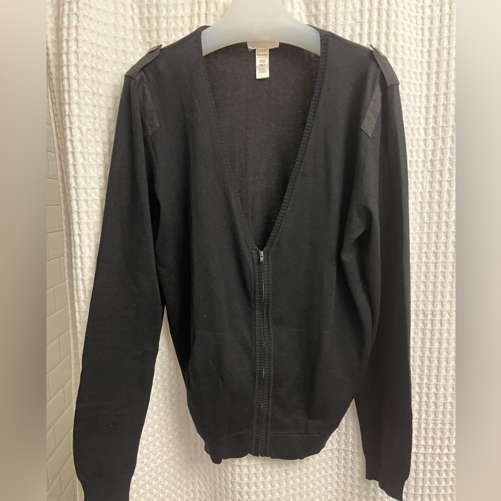 Men’s silk, cotton, wool, cashmere cardigan